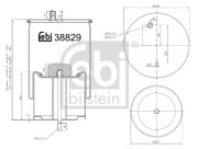 38829 Mech, pneumatické odpružení FEBI BILSTEIN
