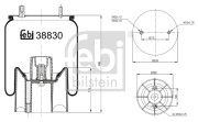 38830 FEBI BILSTEIN mech pneumatického prużenia 38830 FEBI BILSTEIN