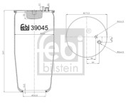 39045 Mech, pneumaticke odpruzeni FEBI BILSTEIN