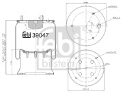 39047 Mech, pneumaticke odpruzeni FEBI BILSTEIN