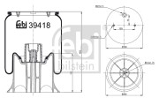 39418 Mech, pneumatické odpružení FEBI BILSTEIN