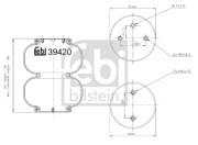 39420 Mech, pneumaticke odpruzeni FEBI BILSTEIN