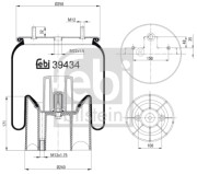 39434 Mech, pneumaticke odpruzeni FEBI BILSTEIN