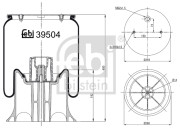 39504 Mech, pneumatické odpružení FEBI BILSTEIN