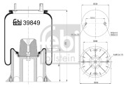 39849 Mech, pneumaticke odpruzeni FEBI BILSTEIN