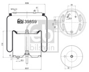 39859 Mech, pneumaticke odpruzeni FEBI BILSTEIN