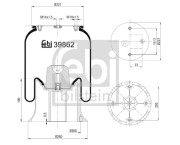 39862 Mech, pneumaticke odpruzeni FEBI BILSTEIN