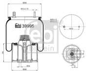 39995 Mech, pneumaticke odpruzeni FEBI BILSTEIN