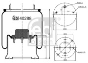 40288 Mech, pneumatické odpružení FEBI BILSTEIN