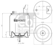 40602 Mech, pneumaticke odpruzeni FEBI BILSTEIN