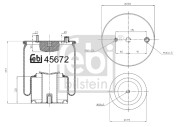 45672 Mech, pneumaticke odpruzeni FEBI BILSTEIN