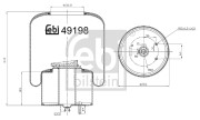 49198 Mech, pneumaticke odpruzeni FEBI BILSTEIN