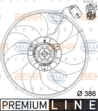 8EW 351 039-701 BEHR HELLA SERVICE ventilátor chladenia motora 8EW 351 039-701 BEHR HELLA SERVICE