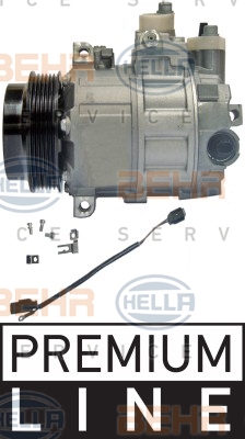 8FK 351 322-391 Kompresor, klimatizace BEHR HELLA SERVICE