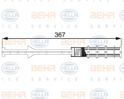 8FT 351 197-711 Susarna, klimatizace BEHR HELLA SERVICE