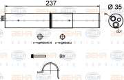 8FT 351 200-264 Susarna, klimatizace BEHR HELLA SERVICE