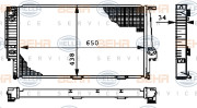 8MK 376 712-381 BEHR HELLA SERVICE chladič motora 8MK 376 712-381 BEHR HELLA SERVICE