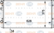 8MK 376 714-541 BEHR HELLA SERVICE chladič motora 8MK 376 714-541 BEHR HELLA SERVICE