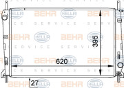 8MK 376 720-311 BEHR HELLA SERVICE chladič motora 8MK 376 720-311 BEHR HELLA SERVICE