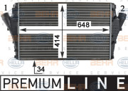 8ML 376 760-611 Chladič turba BEHR HELLA SERVICE