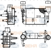 8ML 376 783-581 Chladič turba BEHR HELLA SERVICE