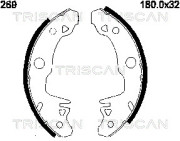 8100 10269 Sada brzdových čelistí TRISCAN