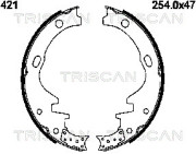 8100 14421 Sada brzdových čelistí TRISCAN