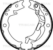 8100 21001 Sada brzdových čelistí TRISCAN