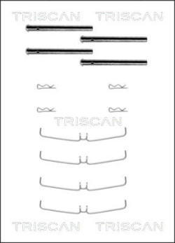 8105 101456 TRISCAN sada príslużenstva oblożenia kotúčovej brzdy 8105 101456 TRISCAN