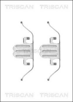8105 111620 Sada prislusenstvi, oblozeni kotoucove brzdy TRISCAN