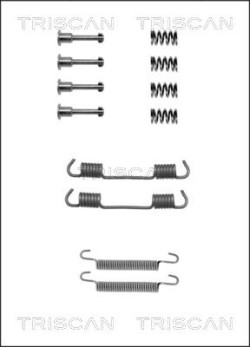 8105 112582 TRISCAN sada príslużenstva čeľustí parkovacej brzdy 8105 112582 TRISCAN