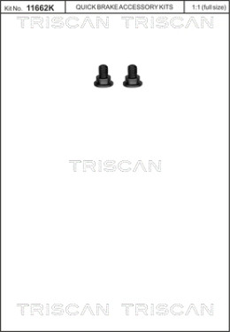 8105 116003 TRISCAN skrutka brzdového kotúča 8105 116003 TRISCAN