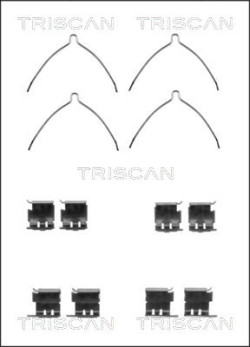 8105 131630 Sada prislusenstvi, oblozeni kotoucove brzdy TRISCAN