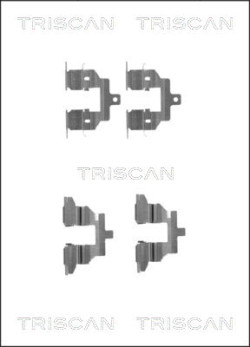 8105 141602 TRISCAN sada príslużenstva oblożenia kotúčovej brzdy 8105 141602 TRISCAN