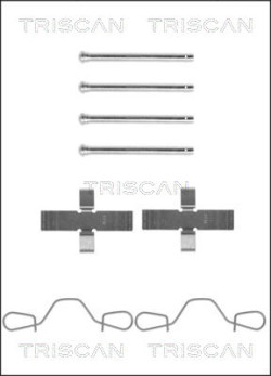 8105 291397 TRISCAN sada príslużenstva oblożenia kotúčovej brzdy 8105 291397 TRISCAN