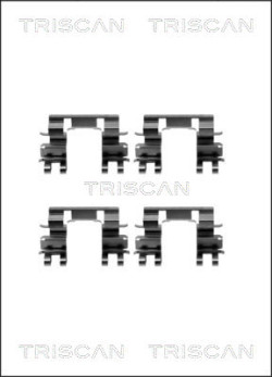 8105 401610 TRISCAN sada príslużenstva oblożenia kotúčovej brzdy 8105 401610 TRISCAN