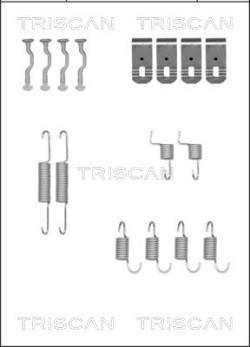 8105 402540 Sada prislusenstvi, parkovaci brzdove celisti TRISCAN