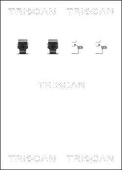 8105 421590 TRISCAN sada príslużenstva oblożenia kotúčovej brzdy 8105 421590 TRISCAN