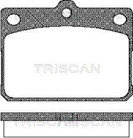 8110 10009 TRISCAN sada brzdových platničiek kotúčovej brzdy 8110 10009 TRISCAN