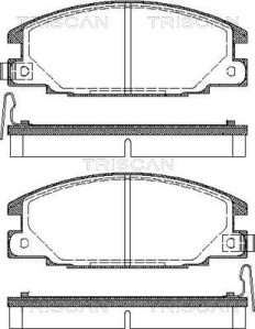 8110 10913 Sada brzdových destiček, kotoučová brzda TRISCAN