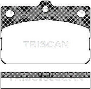 8110 13029 Sada brzdových destiček, kotoučová brzda TRISCAN