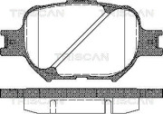 8110 13046 TRISCAN sada brzdových platničiek kotúčovej brzdy 8110 13046 TRISCAN