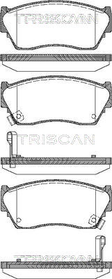 8110 14029 TRISCAN sada brzdových platničiek kotúčovej brzdy 8110 14029 TRISCAN