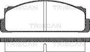 8110 15504 TRISCAN sada brzdových platničiek kotúčovej brzdy 8110 15504 TRISCAN