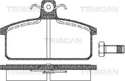 8110 15811 Sada brzdových destiček, kotoučová brzda TRISCAN