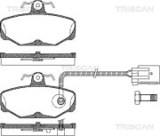 8110 16164 TRISCAN sada brzdových platničiek kotúčovej brzdy 8110 16164 TRISCAN