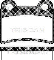 8110 16165 TRISCAN sada brzdových platničiek kotúčovej brzdy 8110 16165 TRISCAN