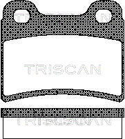 8110 16165 Sada brzdových destiček, kotoučová brzda TRISCAN