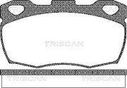 8110 17003 TRISCAN sada brzdových platničiek kotúčovej brzdy 8110 17003 TRISCAN