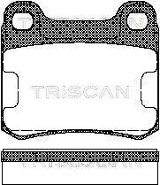 8110 23115 Sada brzdových destiček, kotoučová brzda TRISCAN